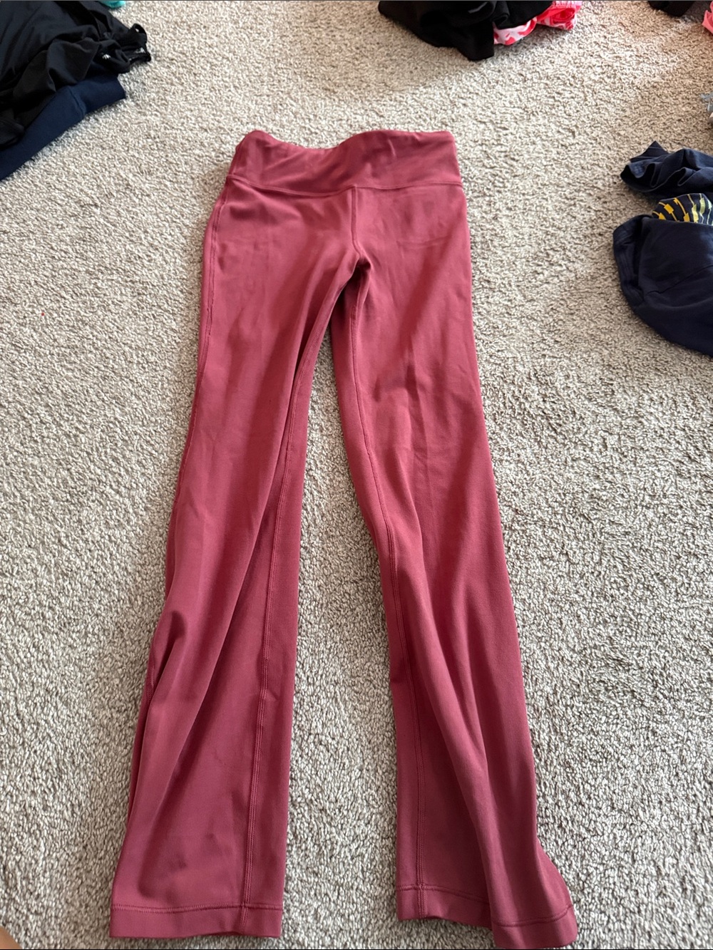 Athleta Girls' Dusty Rose Flared Leggings